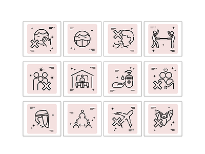 pictograms.(covid 19) ai design icon illustratio pictogram pictograms vector