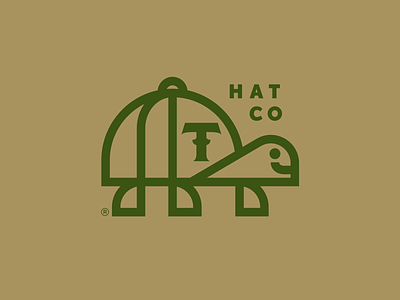 Snap Turtle Hat Co. hat head monoline shell snapback turtle
