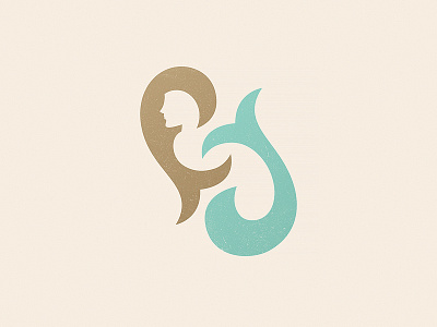 Mermaid face hair mermaid ocean sea swim tail women