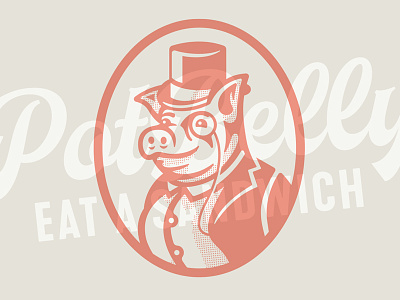 Kevin Bacon fancy hat hog pig potbelly
