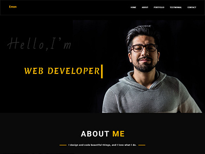 Developer Portfolio portfolio portfolio design portfolio site portfolio website