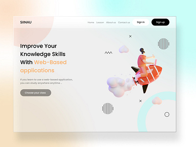 Siinau-Landing page for web learning