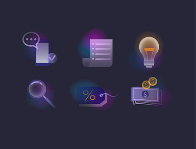 Icon set design flat icons illustration ui vector webdesign