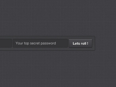 Inline Login Form dark form freebie layerbag ui ux