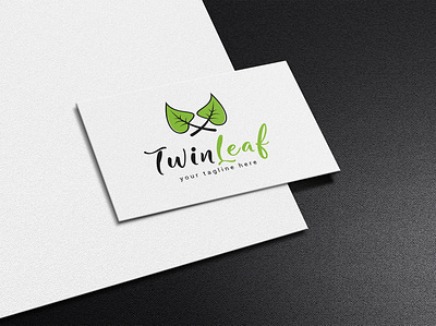 Twinleaf Logo bold branding clean creative design graphic design illustration leaf logo logo design modern modern logo simple twinleaf twinleaf logo vector