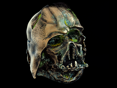 May the 4th be with you 3d bronze cinema cinema4d darthvader helmet moss octane starwars vader
