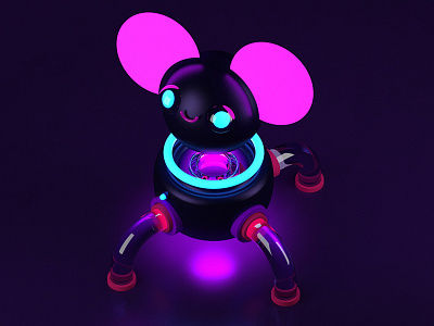 Hi! deadmau5 3d cinema 4d deadmau5 machine strobe