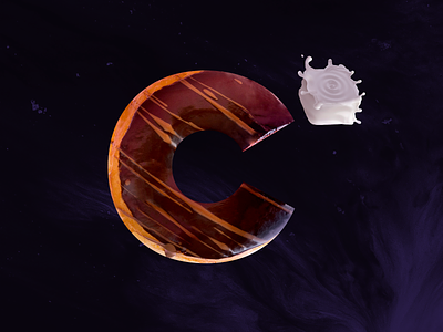 C² Space Donut color color al cuadrado cube logo milk space