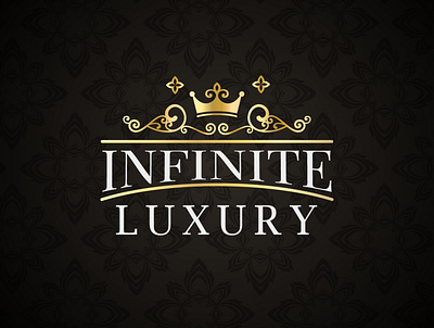 INFINITE LUXURY branding company logo design graphic hire hireme icon illustration illustrator logo logodesign logodesigner logos logoset luxurious luxury luxury brand luxury logo luxurydesign vector