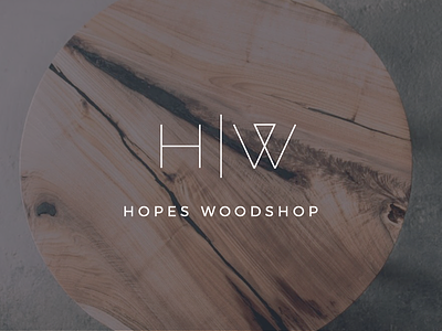Hopes Woodshop Rebrand branding design logo minimal modern typography woodworking