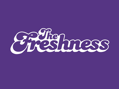 Purple is the new gradient logo purple typography