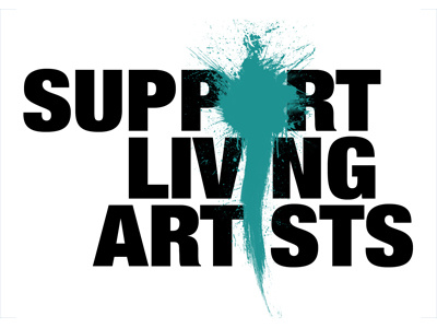 Support Living Artists art artists support