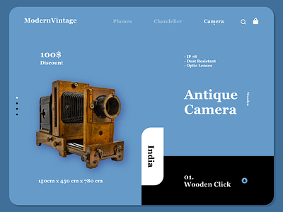 ModernVintage adobexd blues branding ui ux vintage vintage design