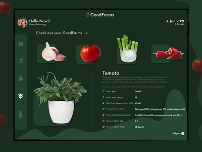 Hydroponics dashboard adobe illustrator adobe xd adobexd design illustration love ui ui design ux vector