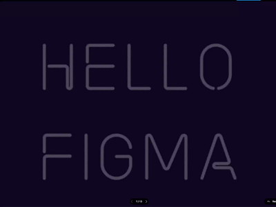HELLO FIGMA figma neon neon sign