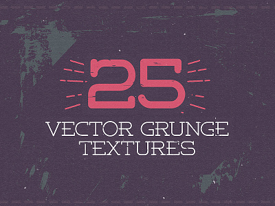 25 Vector Grunge Textures