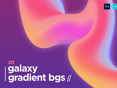 20 Galaxy Gradient Backgrounds