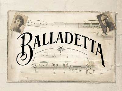 Balladetta Type Project retro type typography vintage vintage font