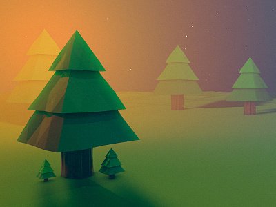 Low Poly Tree - Cinema 4D