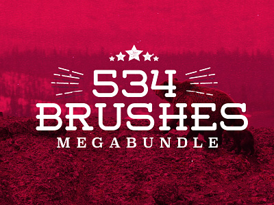 523 Brushes Megabundle -56% OFF artistic brushes brushes deals design deal photoshop brushes photoshop bundle splatter brush watercolour brush