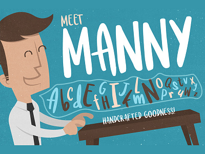 Meet Manny Typeface