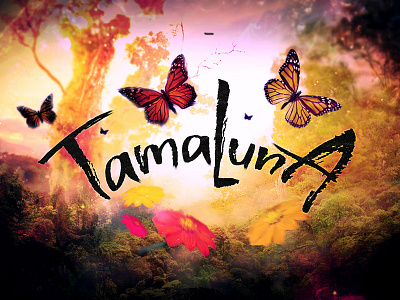 Tamaluna - Typeface abstract font amaluna calligraphy cirque du soleil font fonts free fonts handdrawn font tamaluna type typography