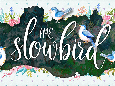 The Slowbird - Typeface calligraphy creativemarket font fonts free fonts hand lettering handlettering lettering typeface typography