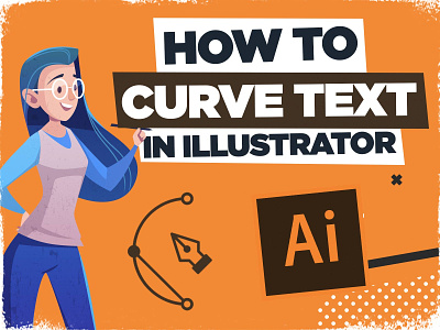 How To Curve Text in Illustrator Tutorial adobe adobe illustrator adobe tutorial adobe tutorials illustrator illustrator art illustrator cc illustrator design illustrator tutorial layerform tutorial