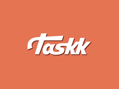 Taskk Typographic Logo Design