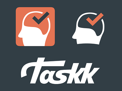 Taskk Branding branding handdrawn logo