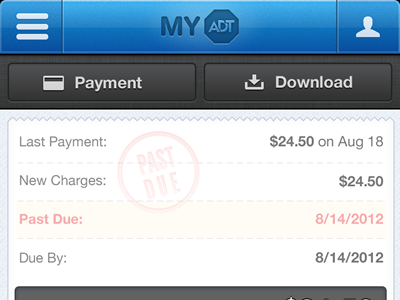 ADT iPhone Payment