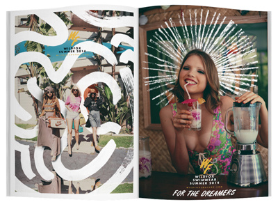 Pair of Advertisements For WildFox Couture