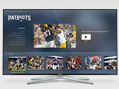 Patriots Video for tvOS