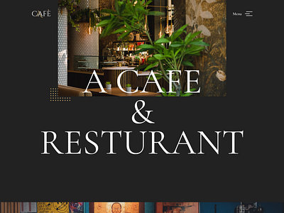 Cafe home page