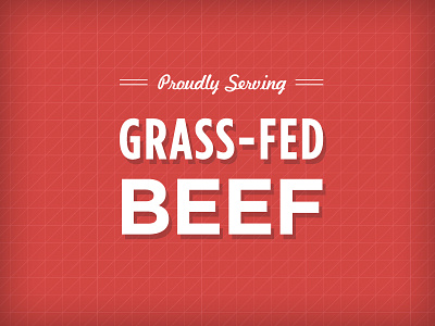 Grass Fed Beef