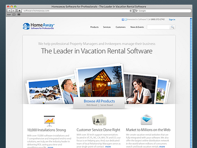 HomeAway.com Website for Property Managers homeaway.com web