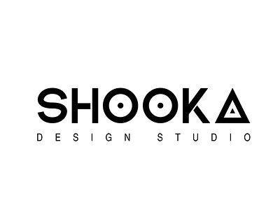 SHOOKA LOGO balck font logo logo design logotype shooka