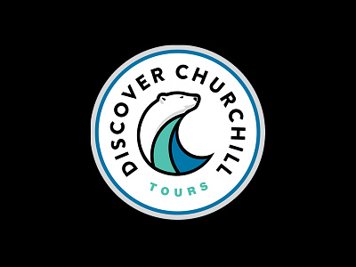 Discover Churchill Tours Logo Crest branding design graphic design logo logo design typography vector