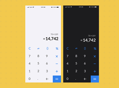 Daily UI 004, Calculator illustrator logo design minimalist ui ux