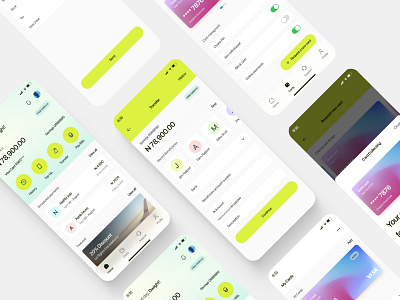 Juzzzio - Mobile Bank App bank design figma minimalist mobile ui ux web
