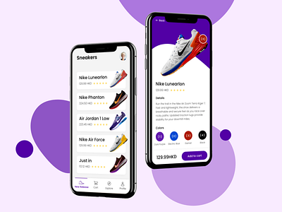 Nike Store App appdesign creative design designer designinspiration nike ui