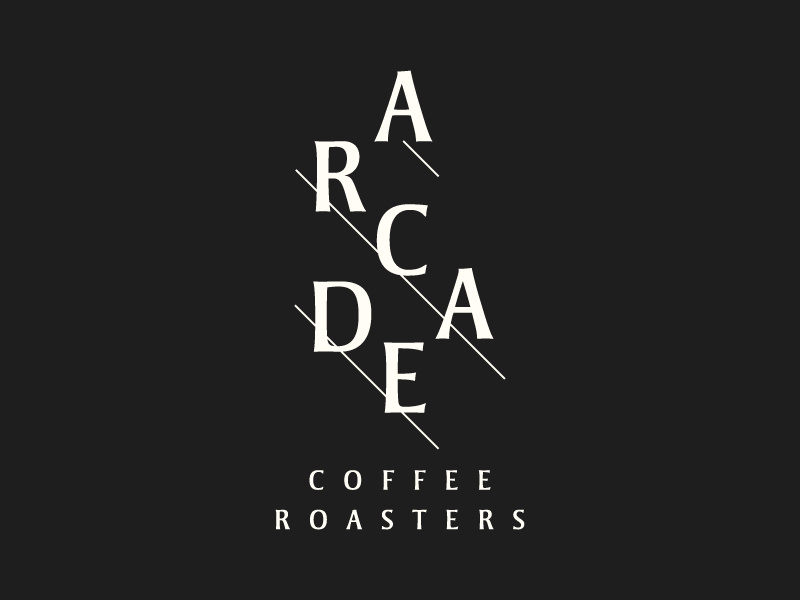 Arcade Reject coffee logo branding
