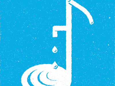 Charity:Water Poster illustration poster texture