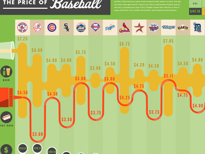 Baseball Infographic illustration infographic