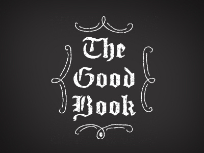 The Good Book gothic texture