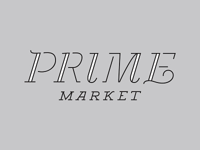 Prime logotype lettering logotype
