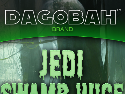 jedi swamp juice fake label package starwars