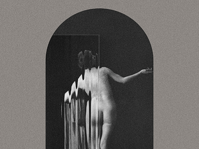 LUST 💋 ark art displace female illustration nude poster woman
