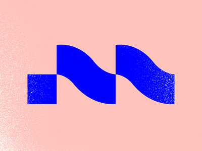 EMMECOMEMARE art blue branding colors curve design emme graphic illustration letter lettering logo m sea study vector wave