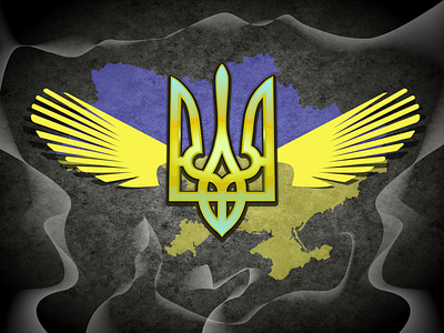 Ukraine needs help blue emblem of ukraine graphicdesign help illustration logo national symbol of ukraine need help stopwar ukraine vector yellow